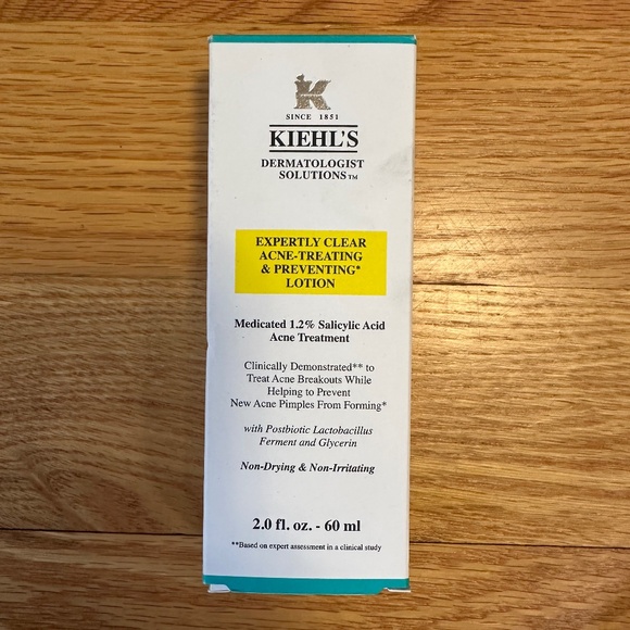 NIB Kiehl's Expertly Clear Acne-Treating and Preventing Lotion 2.0 oz - Picture 1 of 3